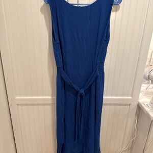 Chico's Elegant Blue Sleeveless Dress